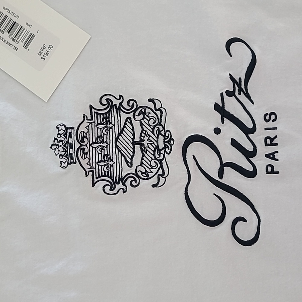 Frame x Ritz Paris Solid Baby Tee - Picture 3 of 10